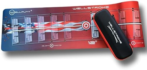 Wellputt Wellstroke 12° Stars and Stripes Putting Mat - Image 4