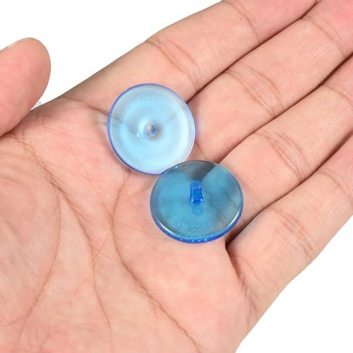 PATIKIL Golf Ball Marker, Pack Round Transparent Flat Position Mark Places - Image 4