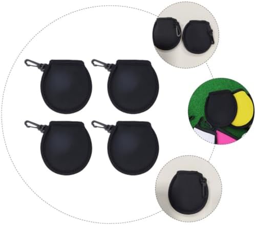 jojofuny Golf Ball Cleaning Pouch 4 Pack Neoprene Waterproof Protector - Image 3