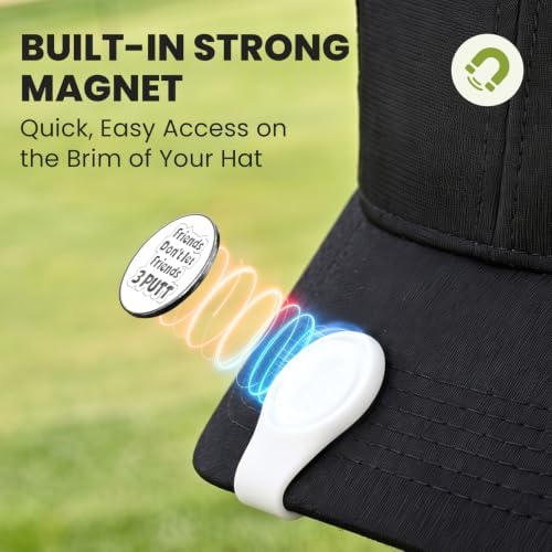 VEASAERS Golf Hat Clip Silicone Holder 5 Pack - Image 3