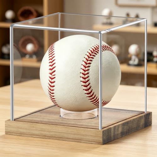 Clear Acrylic Baseball Display Case - Image 3