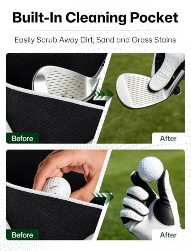 Magnetic Golf Towel 23.6"x15.7" Large Size - Image 3
