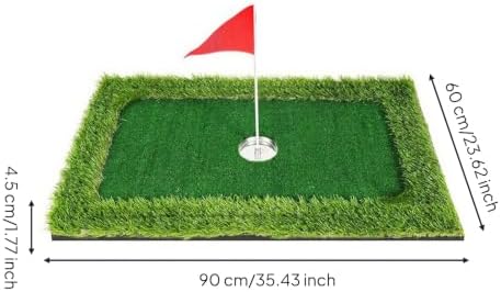 Easy to Set up Water Putting Game | Compact 60 X 90 Cm Size, Golf Mat - Image 5
