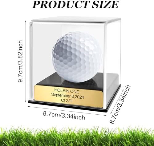 Custom Golf Hole-in-One Display Case, Acrylic Golf Ball Display Case, Custom - Image 2