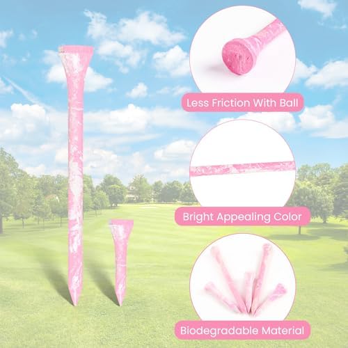 Amy Sport Golf Tees Wooden Stylish Painted 50 Pack - Image 4
