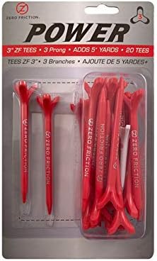 Zero Friction Power 3 Prong Golf Tees by ZeroFriction