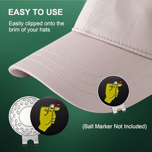 Magnetic Golf Ball Marker Hat Clip Golf Ball Marker Caps Holder Professional - Image 6