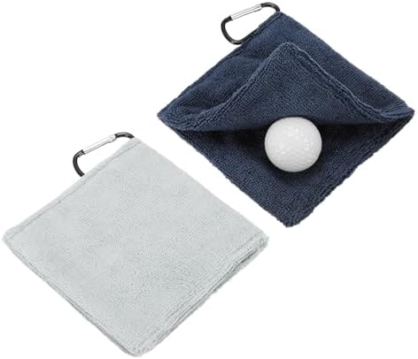 Small Microfiber Golf Towel, Pocket Golf Ball Towel by YELARXI