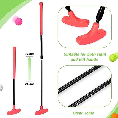 Hiboom 4 Pack Adjustable Golf Putters - Image 3