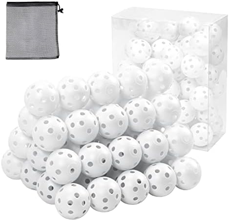 Plastic Golf Balls Practice Limited Flight Golf Training Ball Hollow Swing by Bac-kitchen