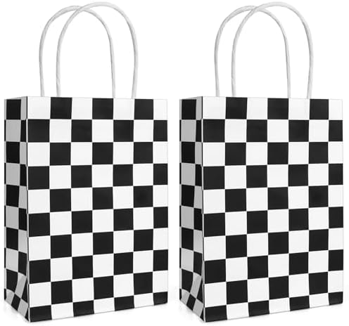 Hxezoc 12 Pieces Race Car Gift Bags by Hxezoc