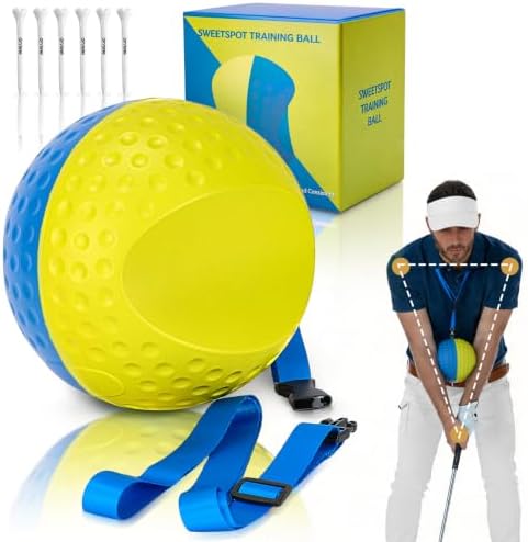 Golf Training Aid Ball – Forearm Connection Swing Trainer by Orvane