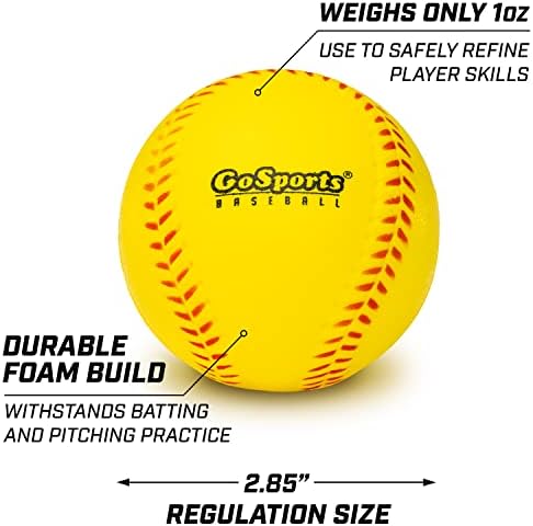 GoSports Foam Training Baseball 12 Pack - Image 3