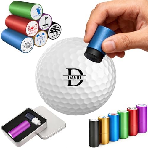 Amlion Custom Golf Ball Stamp Personalized Self-Inking Stamper Golf Ball Markers by Amlion