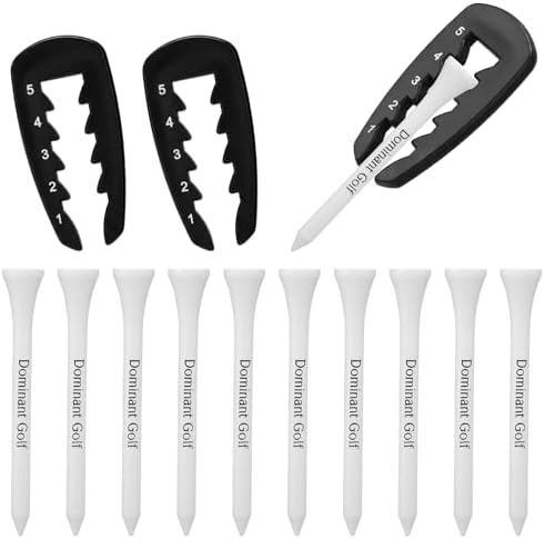 3 Pcs Adjustable Golf Tee Height Tool by Unknown