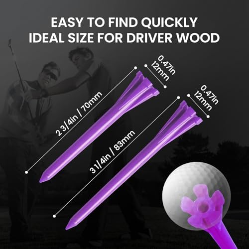 FINGER TEN Golf Tees Plastic Unbreakable - Image 3