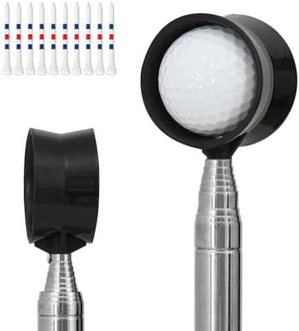 Telescopic Golf Ball Retriever | Picker Upper Tool | Premium Stainless Steel & by Unknown