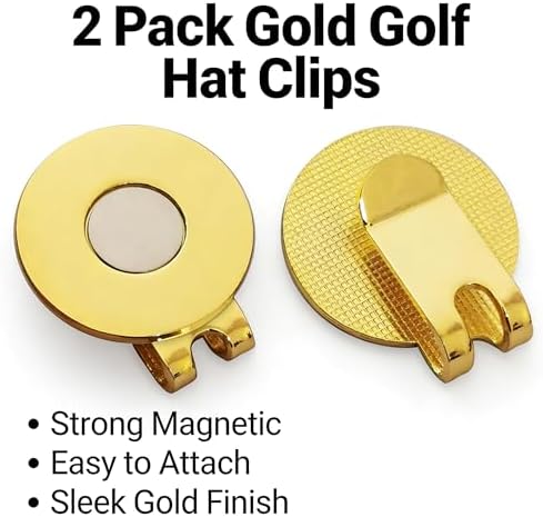 Adhere Golf Hat Clip Golf Ball Marker Holder Magnetic Golf Cap Clips Without - Image 5