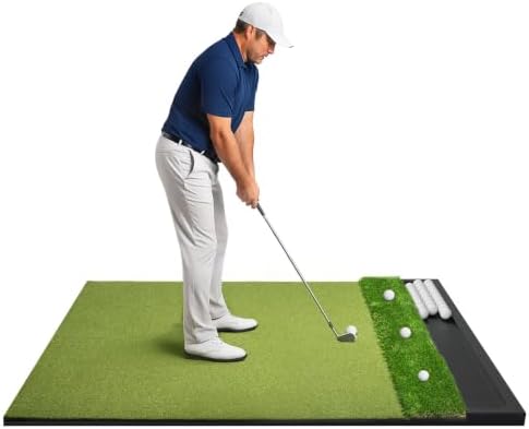 Dual Turf Golf Hitting Mat by Ponsonbay