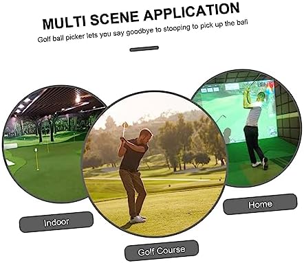 Happyyami Golf Ball Picker Golf Practice Sticks Golf Tool Pitch - Image 3
