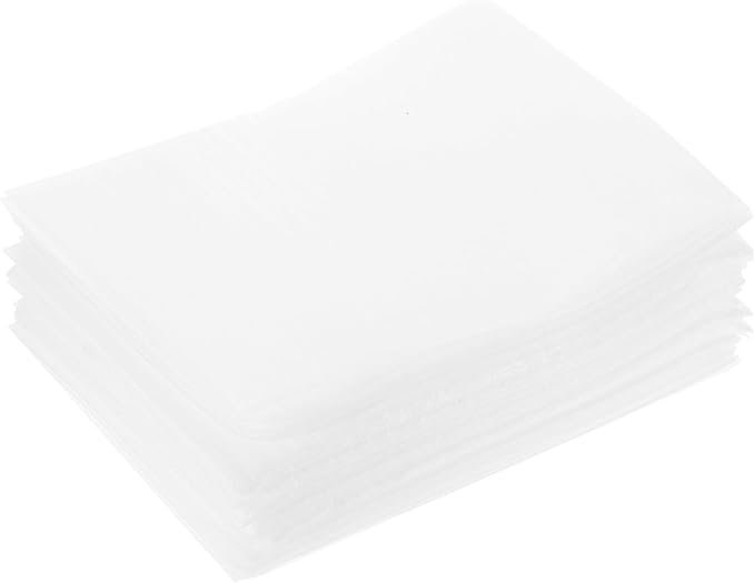 MECCANIXITY Foam Packing Pouches, 100 Pack 7x8 Inch White Bubble Pouches for Dishes, Furniture, Glasses, Cups, Moving Storage
