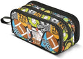 ZAZYXTJ Ball Large Capacity Pencil Case 3 Compartment Pen Pouch Storage Canvas by ZAZYXTJ