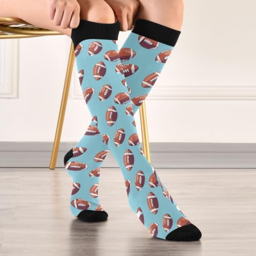 White Baseballs Stitching Compression Sock - Image 3