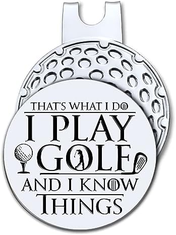 Hafhue That's What I Do I Play Golf Golf Ball Marker by Hafhue