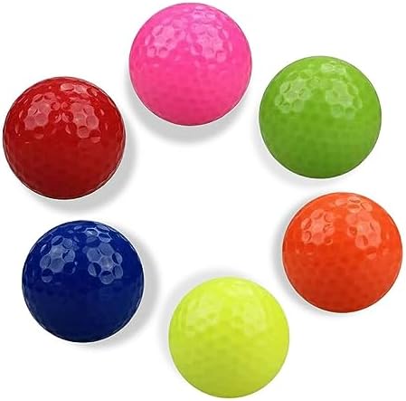 Colored Golf Balls 8pcs Practice Mini Balls Fun Set - Image 2