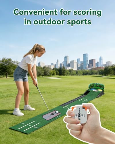 Golf Putting Green Indoor Practice Mat 9ft Set - Image 6