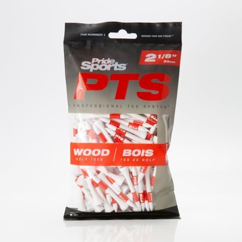PrideSports PTS Wood Golf Tees | 120 Count, 2-1/8 Inch | #1 Wood Tee on Tour | - Image 2
