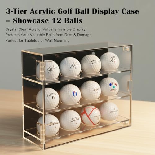 3-Tier Acrylic Golf Ball Display Case - Image 6