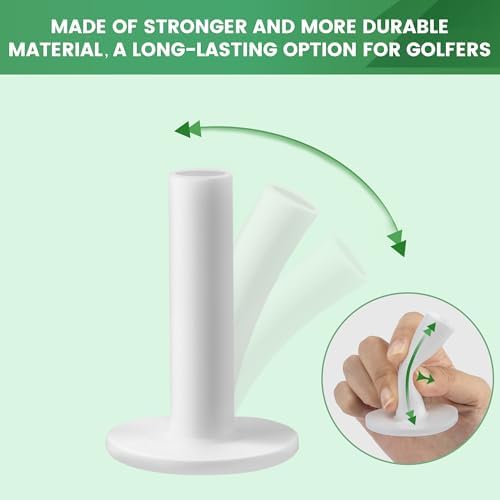 Seticek Rubber Golf Tees for Mats | Golf Tees for Driving Range & Indoor - Image 3