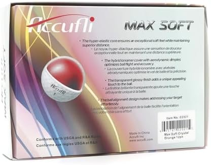 ACCUFLI Max Soft Crystal Golf Balls - Image 4