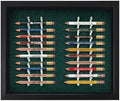 Golf Pencil Display Case for 20 Round or Hex Pencils, Wall-Mount or Desktop by Unknown