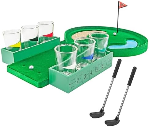 Fairly Odd Novelties Miniature Golf Drinking Game Set, 1.75oz Glasses – by FairlyOddNovelties