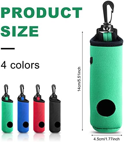 Chivao 4 Pcs Golf Ball Holder, Golf Tee Pouch - Image 2