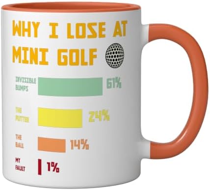 Mini Golf Champion Humor Family Golfers Ceramic Mug - Image 2