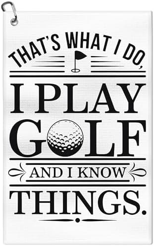 Funny Golf Towels for Men by unskcalb