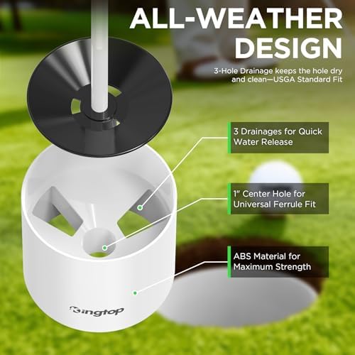 KINGTOP Golf Hole Cups for Practice Putting Greens, 4 or 6 in Deep - Image 3