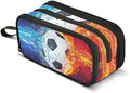 ZAZYXTJ Soccer Ball Pencil Case Large Capacity Pencil Pouch by ZAZYXTJ