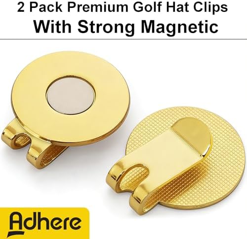 Adhere Golf Hat Clip Golf Ball Marker Holder Magnetic Golf Cap Clips Without - Image 3