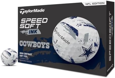 TaylorMade Golf Speed Soft Ink NFL Golf Balls by Unknown
