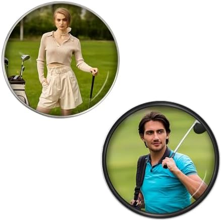 ubmpj Personalized Golf Ball Markers & Magnetic Hat Clip Set by ubmpj