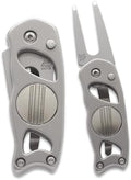 Switchblade Steel Golf Divot Repair Tool & Putting Alignment Ball Markers by IndianaMetalCraft