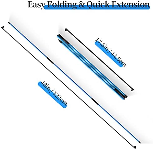 MoKo Golf Alignment Stick, 2 Set Golf Alignment Rods, Posture Corrector - Image 2