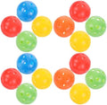 12pcs Practice Golf Balls PP Perforated Plastic Hollow Training Balls by GATHINESS