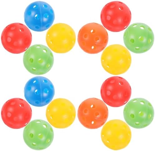 CALLARON 12 Piece Perforated Plastic Golf Practice Balls by StylishBagToCreateYourStyle