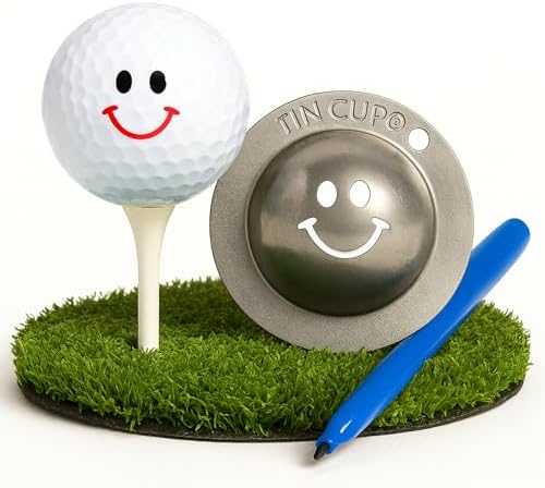 Tin Cup Golf Ball Marker Stencil by SportsBySager
