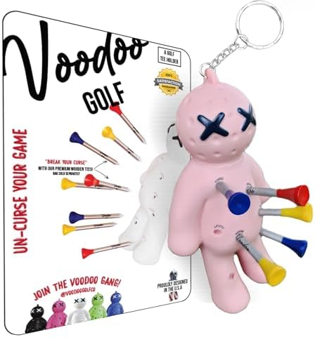 Ball Tee Holder | Novelty Keychain Accessory by Voodoo+Golf